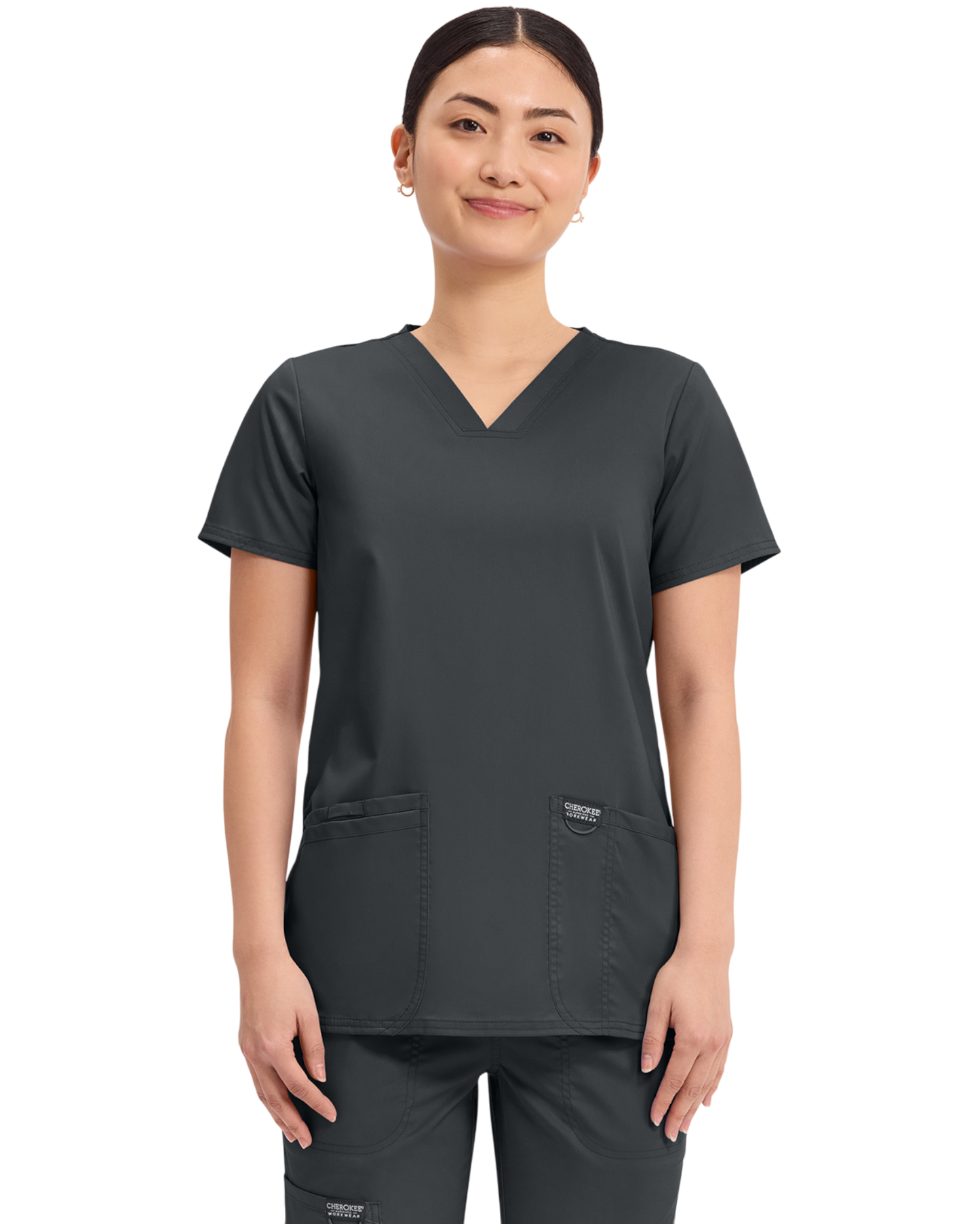 V-neck top #WW620 Cherokee (2XL&+) Cherokee Revolution