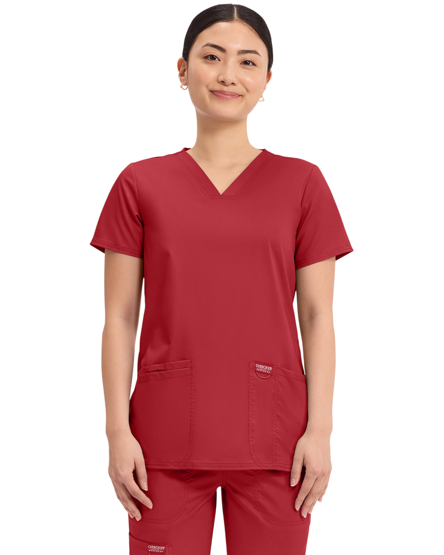 V-neck top #WW620 Cherokee (2XL&+) Cherokee Revolution