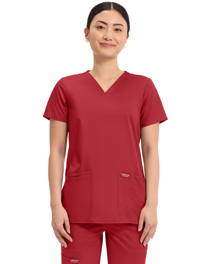 V-neck top #WW620 Cherokee (2XL&+) Cherokee Revolution