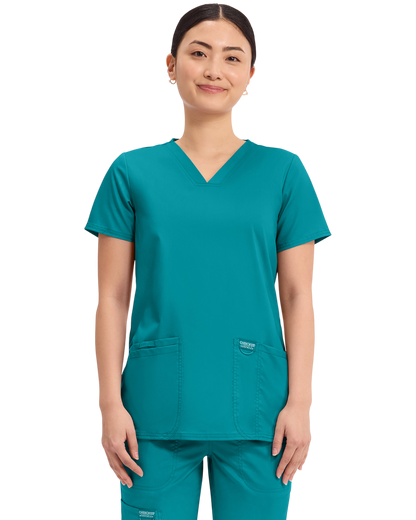 V-neck top #WW620 Cherokee (2XL&+) Cherokee Revolution