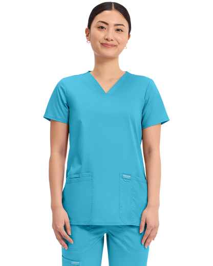 V-neck top #WW620 Cherokee (2XL&+) Cherokee Revolution