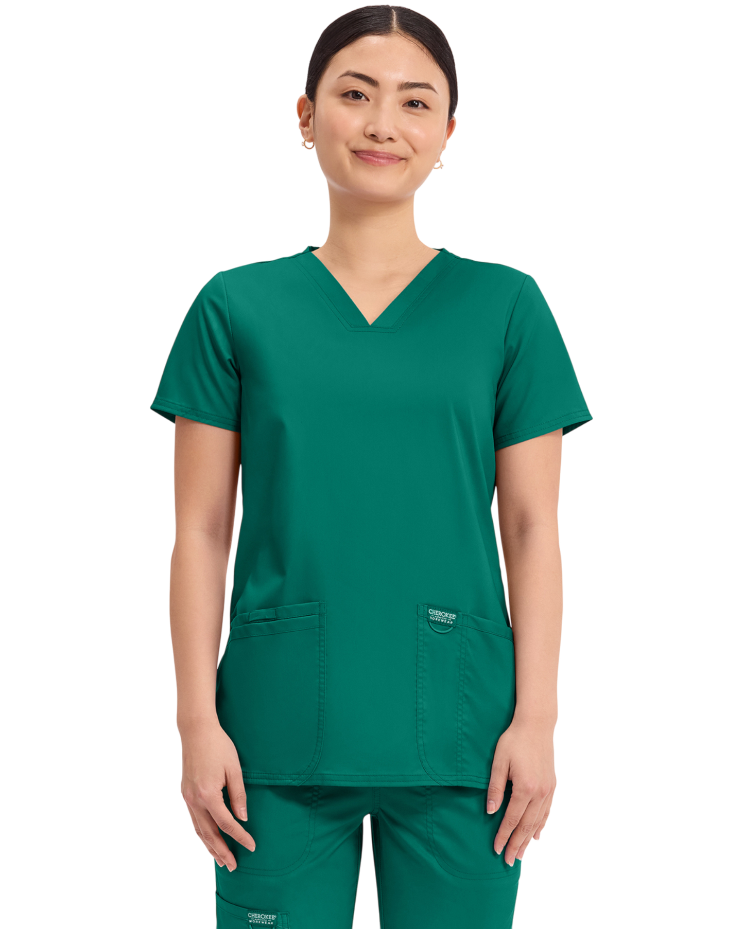 V-neck top #WW620 Cherokee (2XL&+) Cherokee Revolution