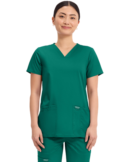 V-neck top #WW620 Cherokee (2XL&+) Cherokee Revolution