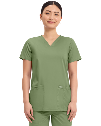 V-neck top #WW620 Cherokee (2XL&+) Cherokee Revolution