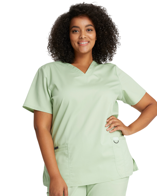 V-neck top #WW620 Cherokee (2XL&+) Cherokee Revolution