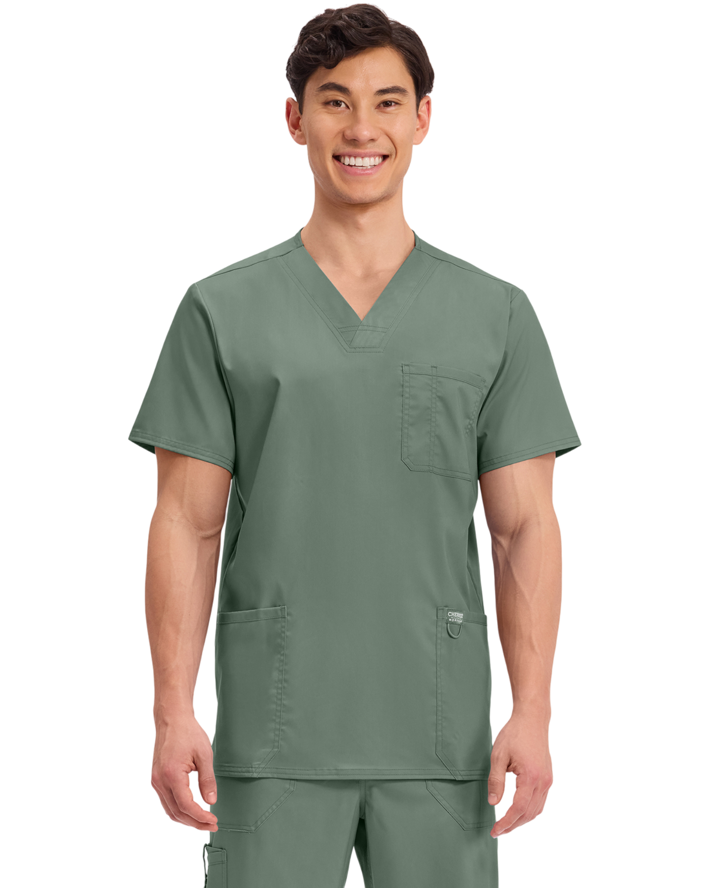 Men's v-neck top #WW670 Cherokee Revolution