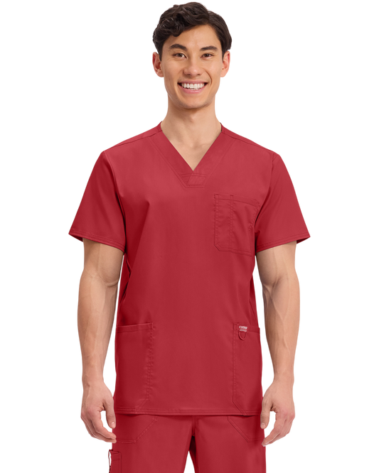 Men's v-neck top #WW670 Cherokee Revolution