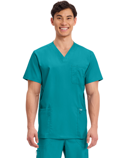 Men's v-neck top #WW670 Cherokee Revolution