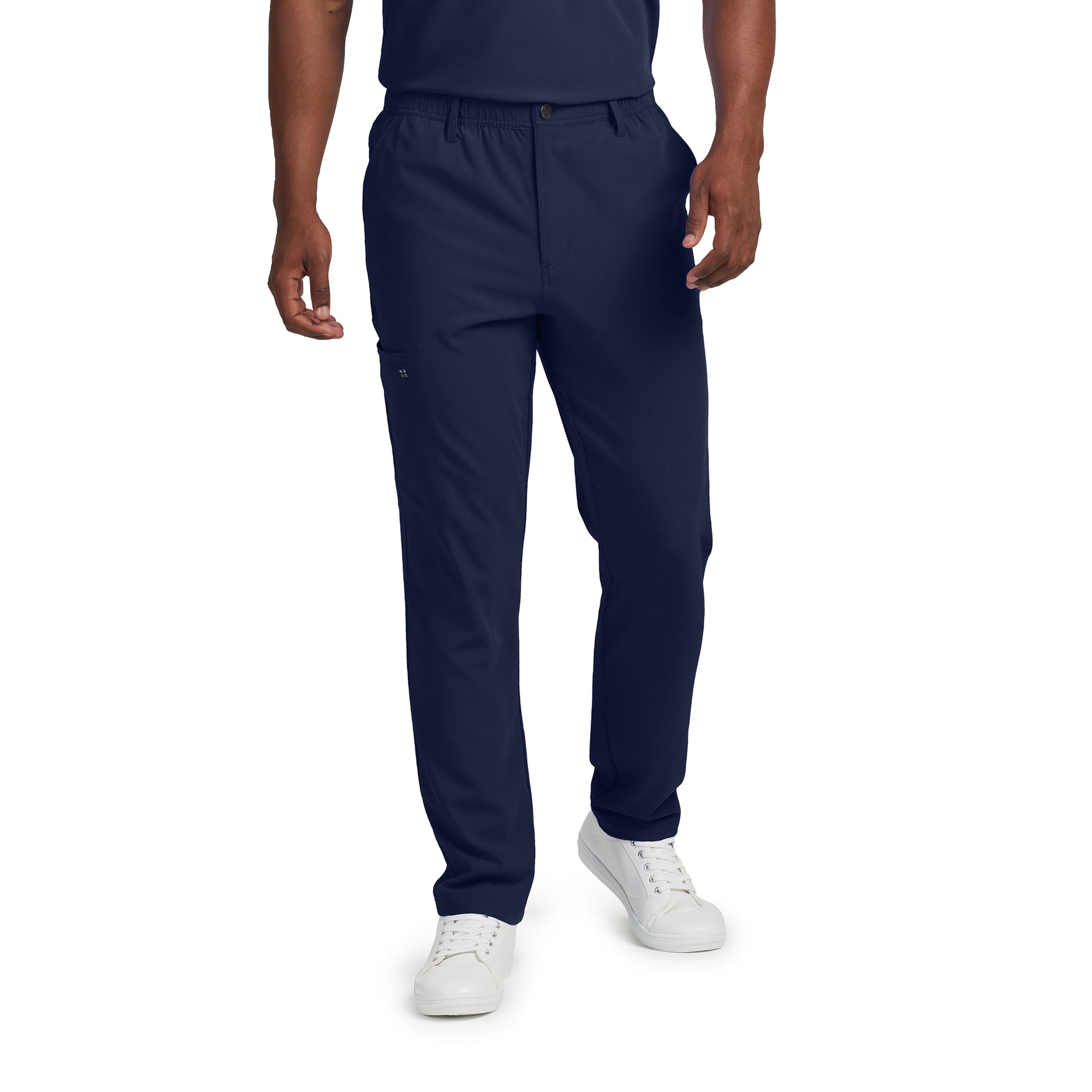 Pantalon cargo 7 poches à jambe droite pour homme CRFT White Cross #WB418 couleur marine