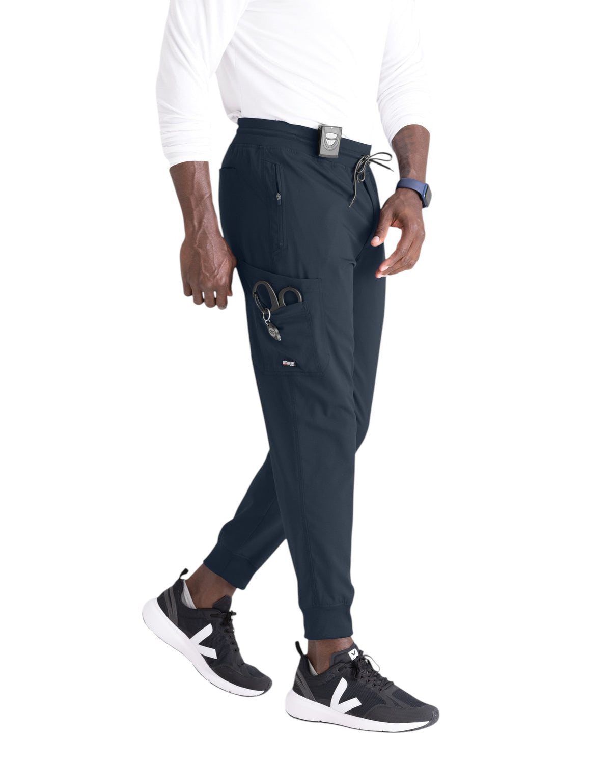 Pantalon homme Murphy jogger poches zipper Grey's Anatomy Spandex Strech #GRSP550