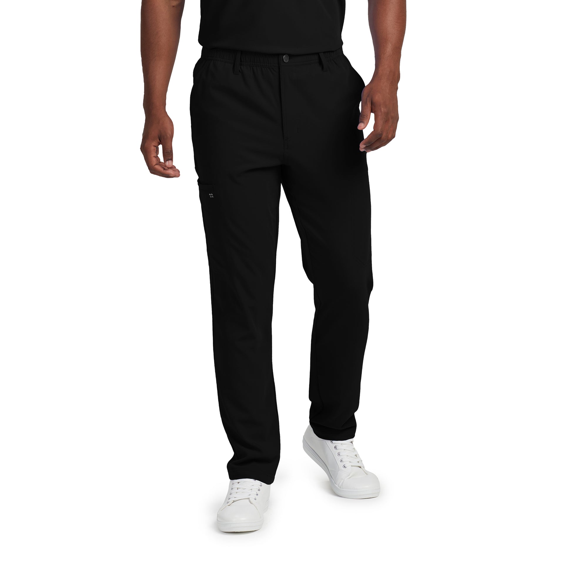 Pantalon cargo 7 poches à jambe droite pour homme CRFT White Cross #WB418 couleur noir