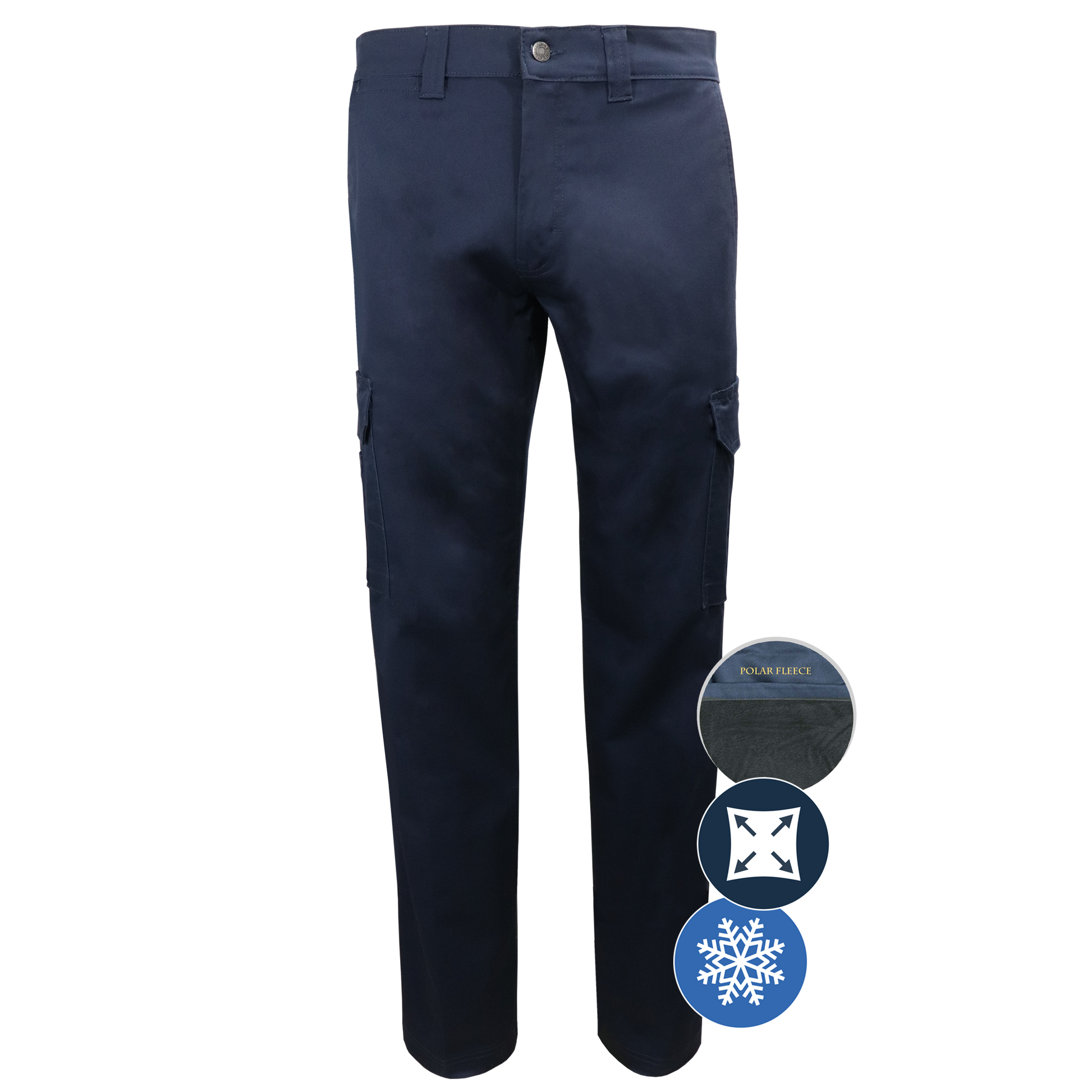 Pantalon de travail pour homme double en polar Gatts 011EXD Uniformes Select