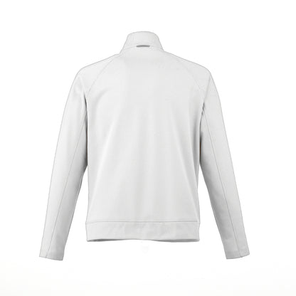 Veste de travail 100 % tricot de jersey pour homme Uniformes Sélect #18117 blanc dos