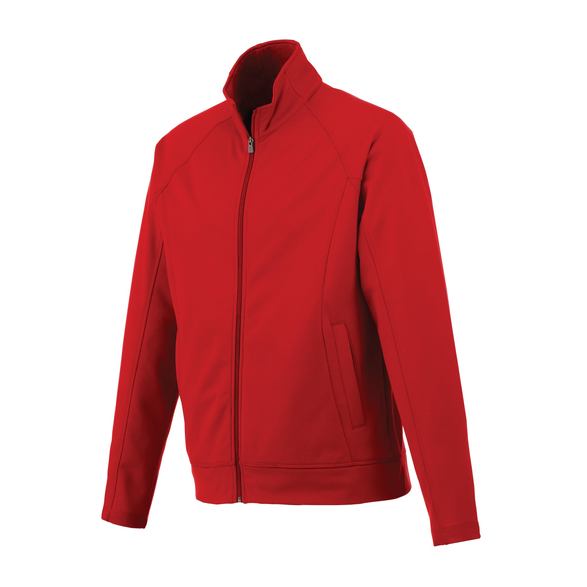 Veste de travail 100 % tricot de jersey pour homme Uniformes Sélect #18117 rouge côté