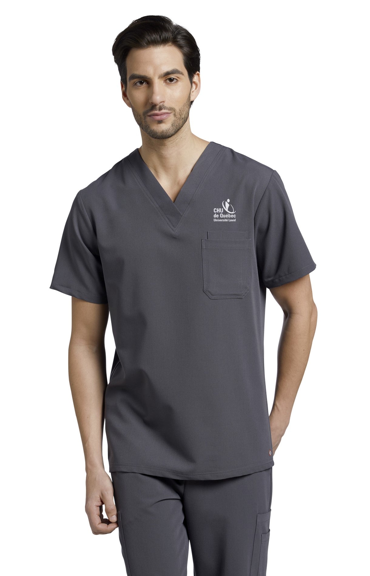 Haut d'uniforme pour infirmiers Uniformes Sélect #2206CHU gris
