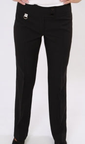 Pantalon de travail droit pour femme Les Secrets du Style #2771 noir