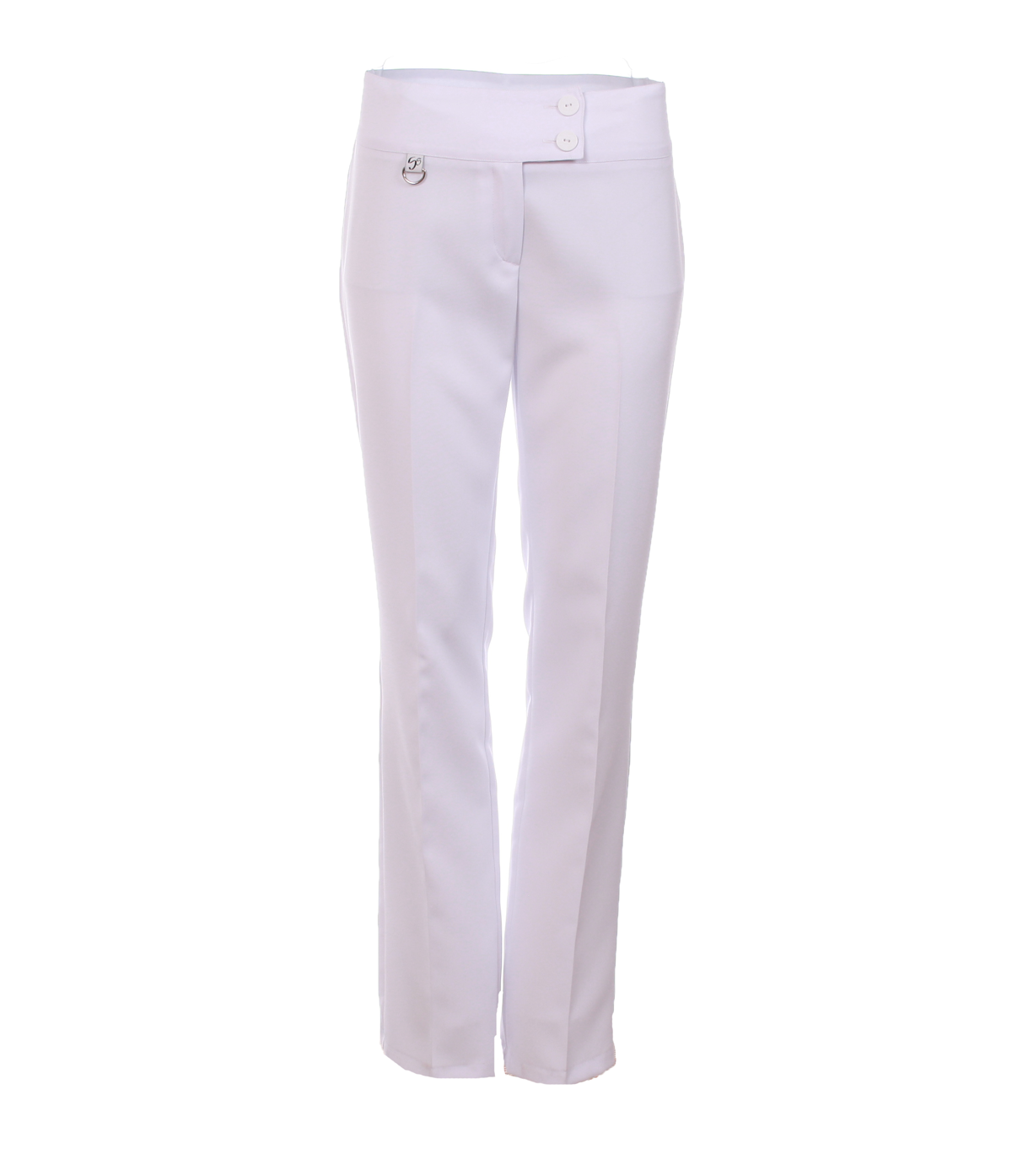 Pantalon de travail droit pour femme Les Secrets du Style #2771 blanc