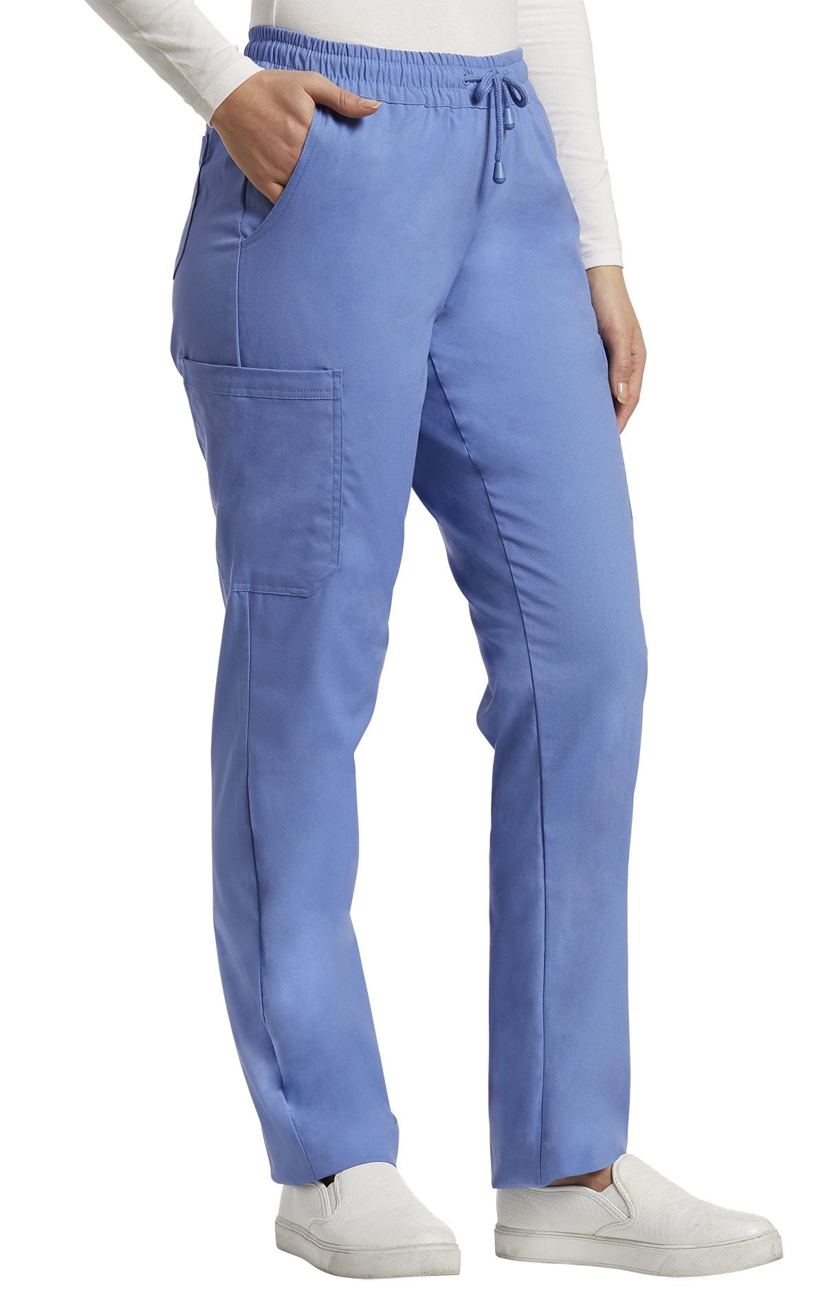 Pantalon médical 6 poches couleur ciel  de White cross 304