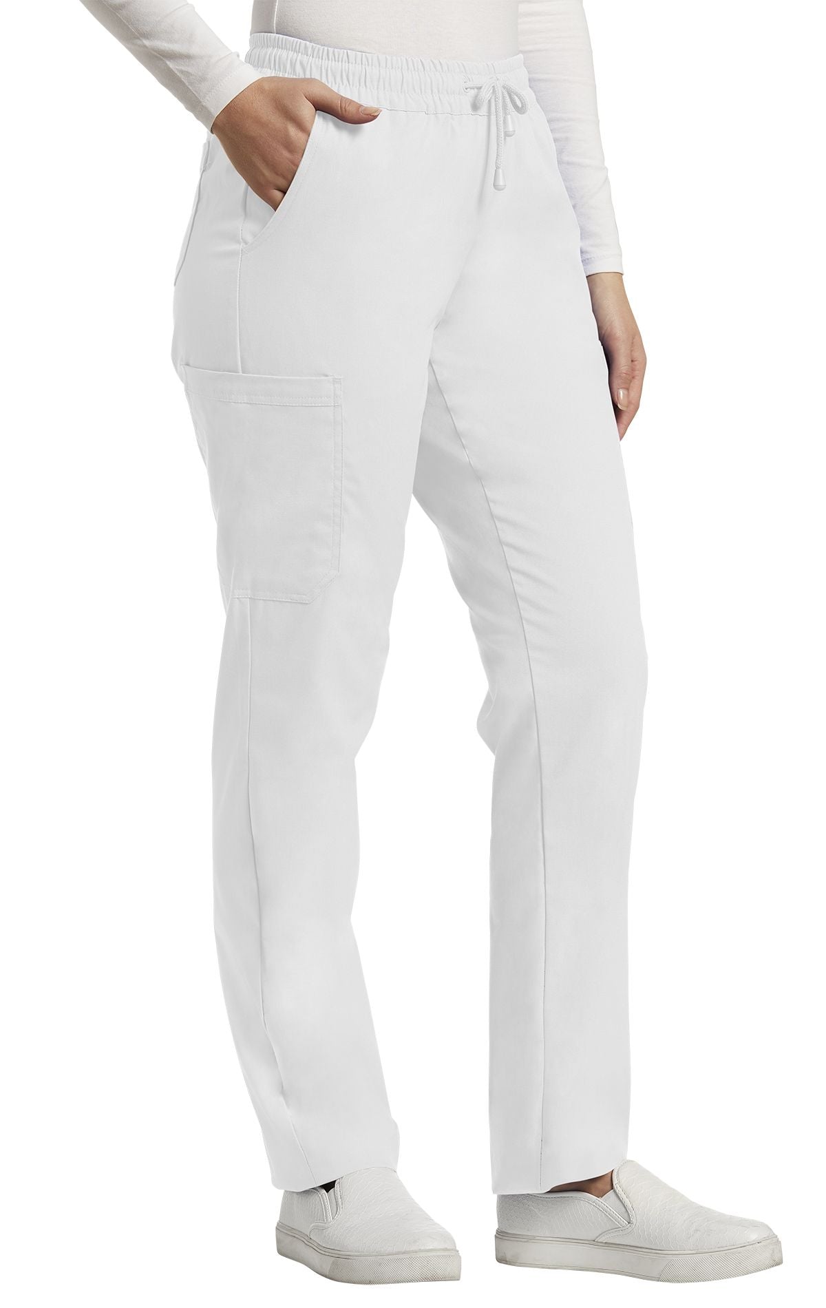 Pantalon médical 6 poches couleur blanc de White cross 304