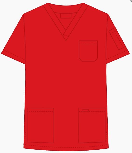 V-Neck UNISEX Scrub Top MOBB #310T OS