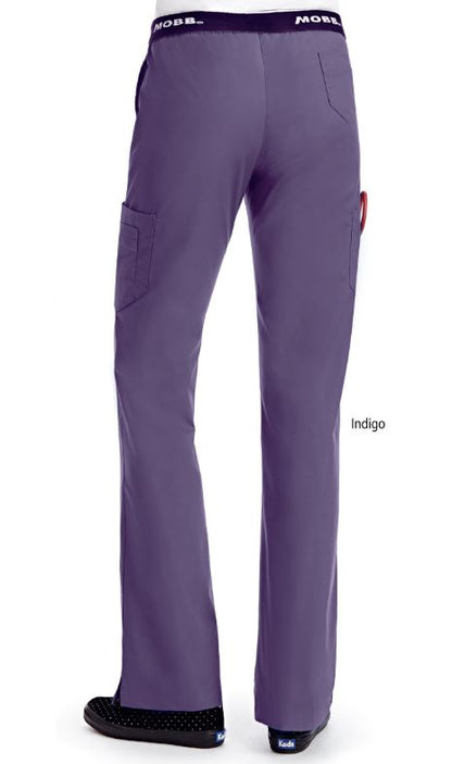 Pantalon médical pour femme MOBB #312P de couleur indigo