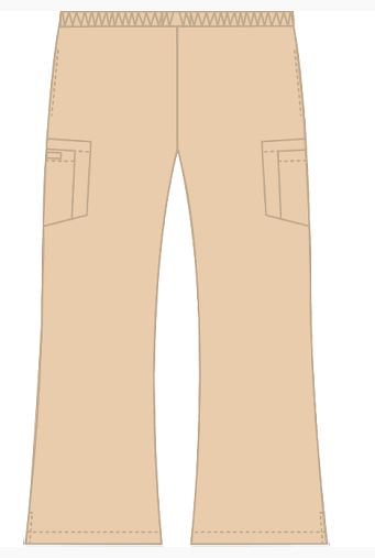 Pantalon médical pour femme MOBB #312P de couleur khaki