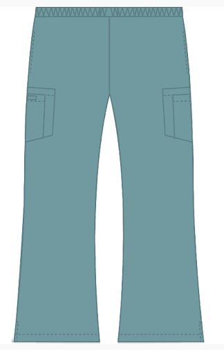 Pantalon médical pour femme MOBB #312P de couleur lagune