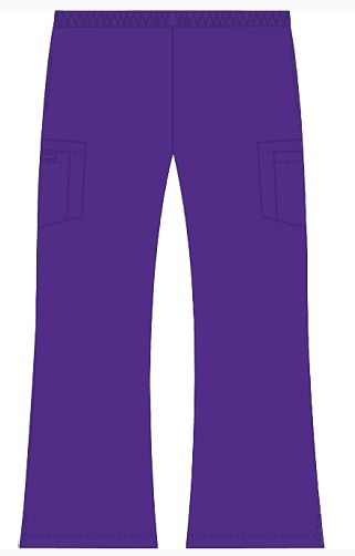Pantalon médical pour femme MOBB #312P de couleur mauve