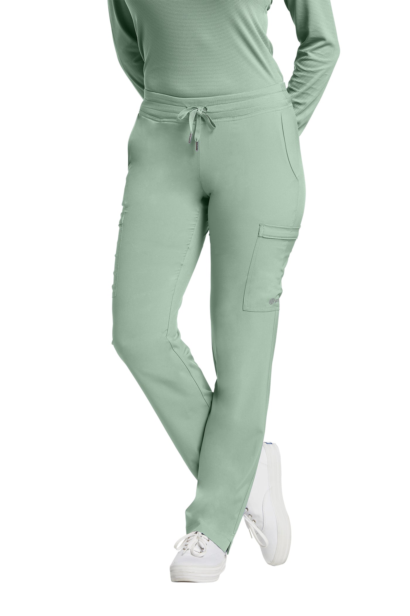 Pantalon de travail pour femme White Cross FIT #373 vert minéral