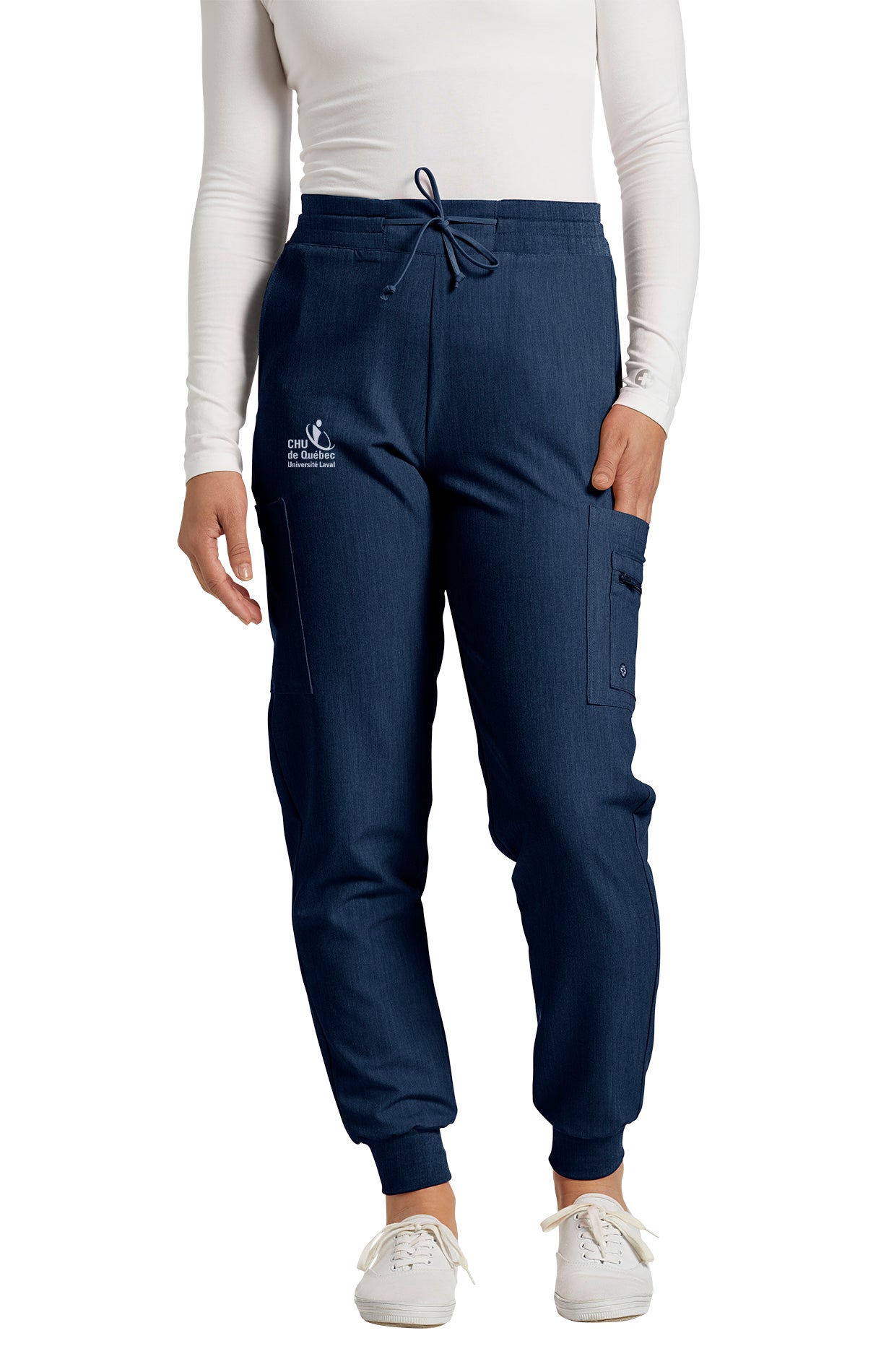 Pantalon de travail type Jogger avec poches cargo Uniformes Sélect #380CHU navy