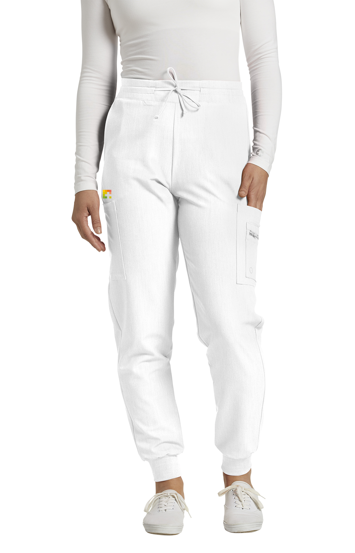 Pantalon de travail pour femme Jogger  White Cross V-Tess #380-TOOTELO