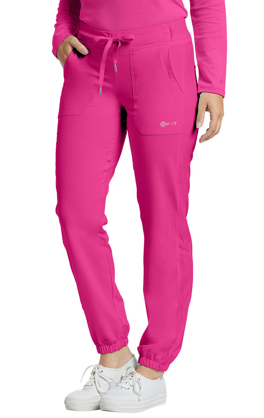 Pantalon de travail pour femme jogger White Cross FIT #399 fuchsia