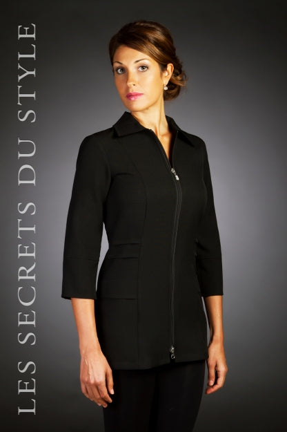 3/4 Sleeve Lab Coat Les Secrets du Styles #409SS