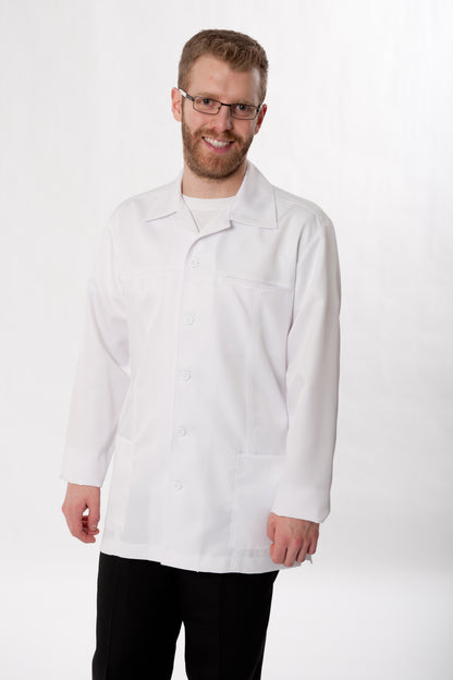 Men's Long Sleeve Lab Coat Uniformes Sélect #568