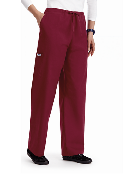 Pantalon de travail unisexe avec 5 poches MOBB #608P bourgogne