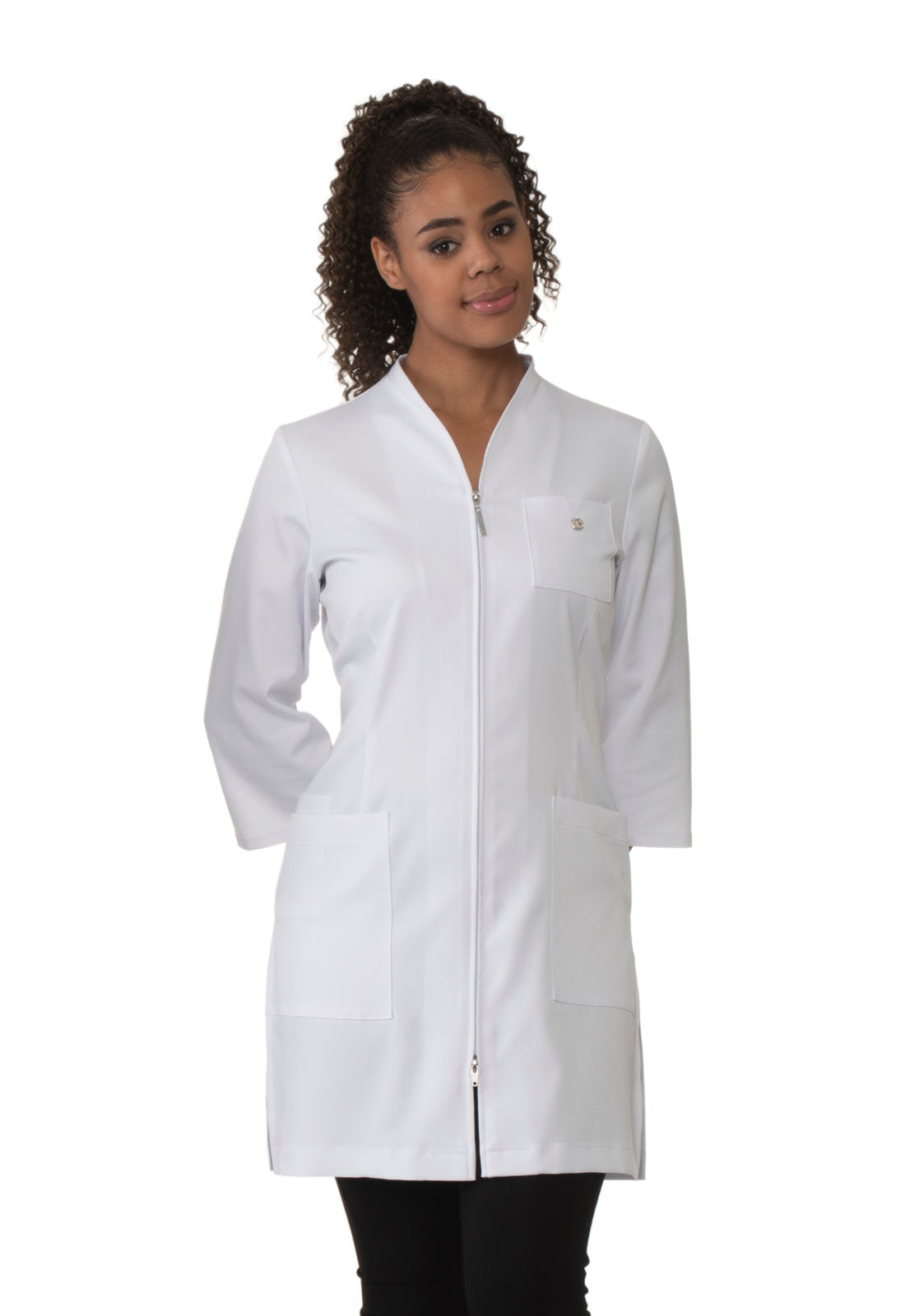 Zippered hot sale lab coat