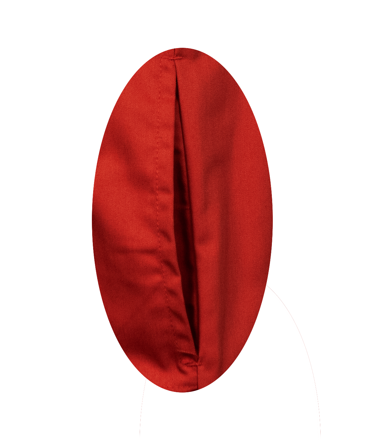 Sarrau long à ouvertures latérale Premium Uniforms #6200 rouge côté
