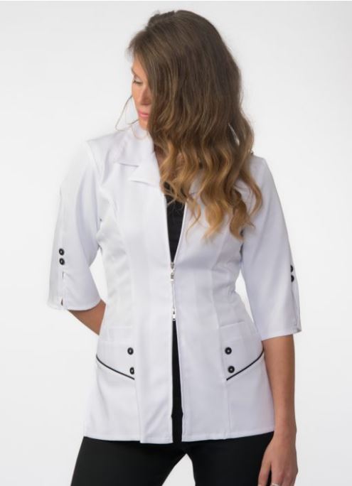 Haut de travail le Céleste Carolyn Design #71902 blanc et noir