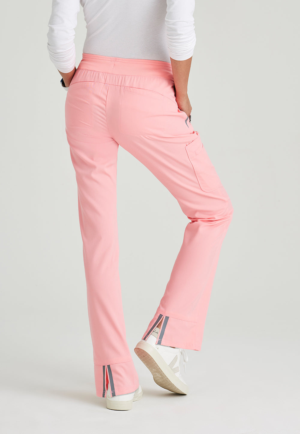 Pantalon de Scrub 6 poches Grey's Anatomy Impact Elevate Pant #7228 Rosy Coral arrière