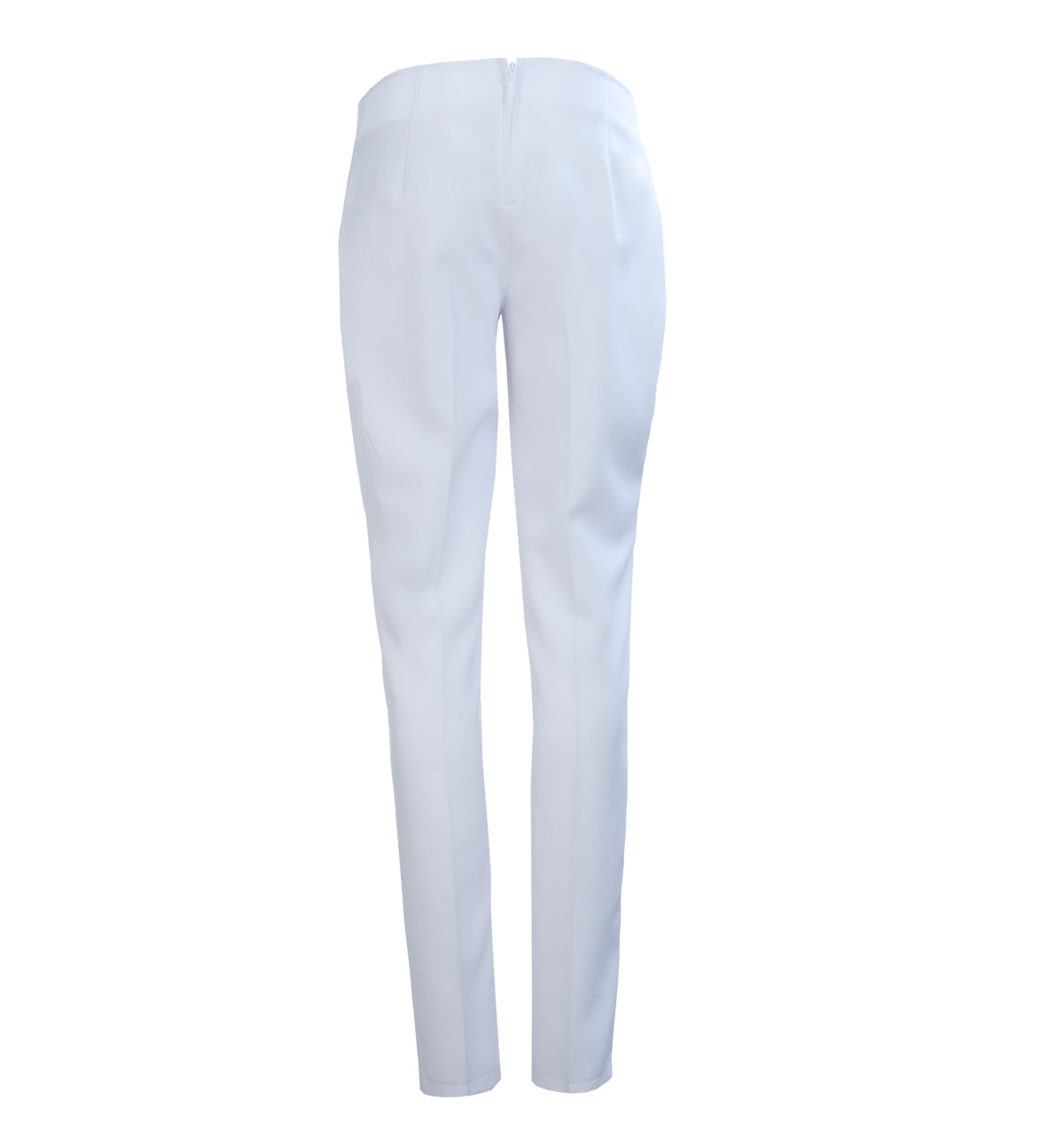 Pantalon de travail skinny Les Secrets du Style #750 blanc dos