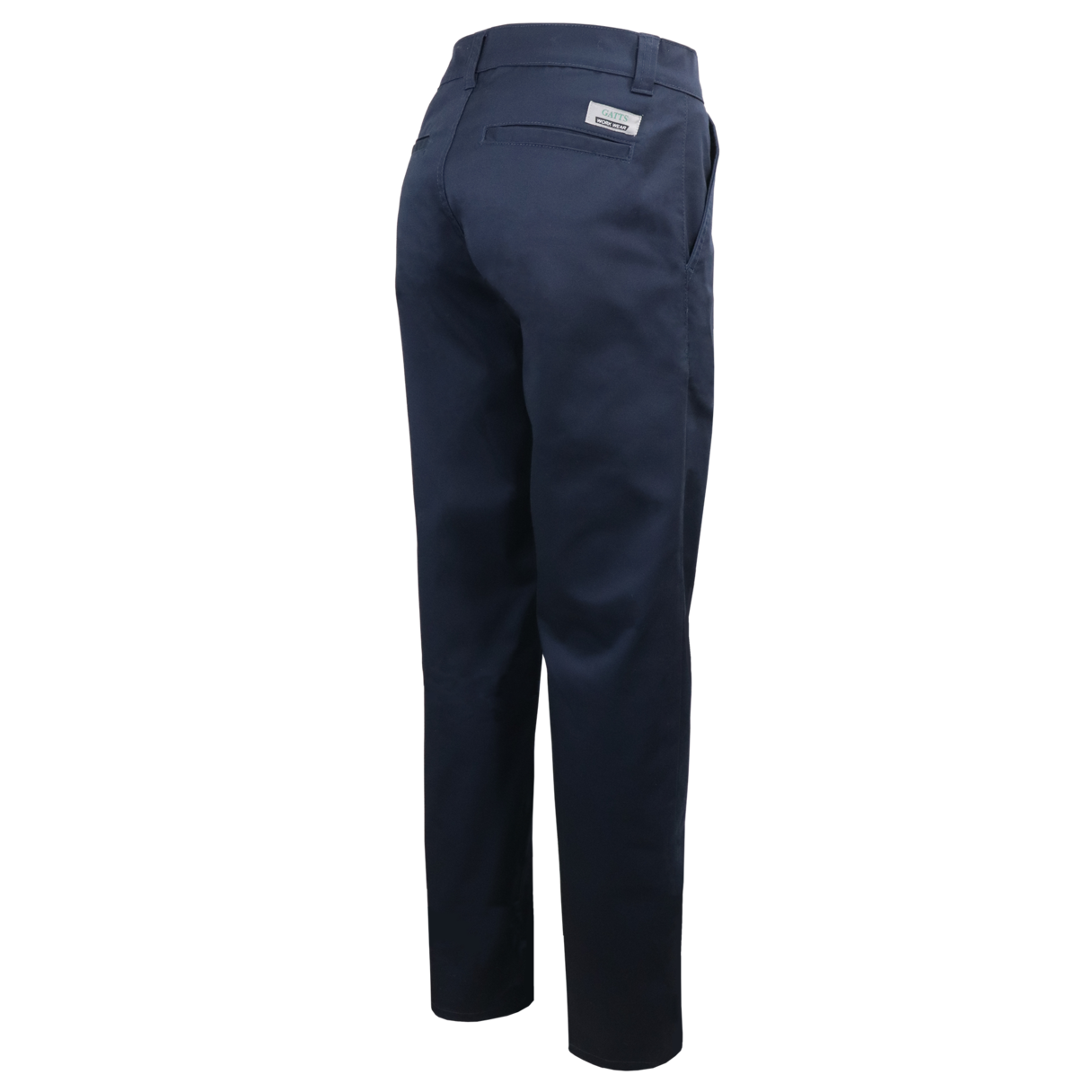 Pantalon de travail extensible pour homme Gatts #777EX marine dos