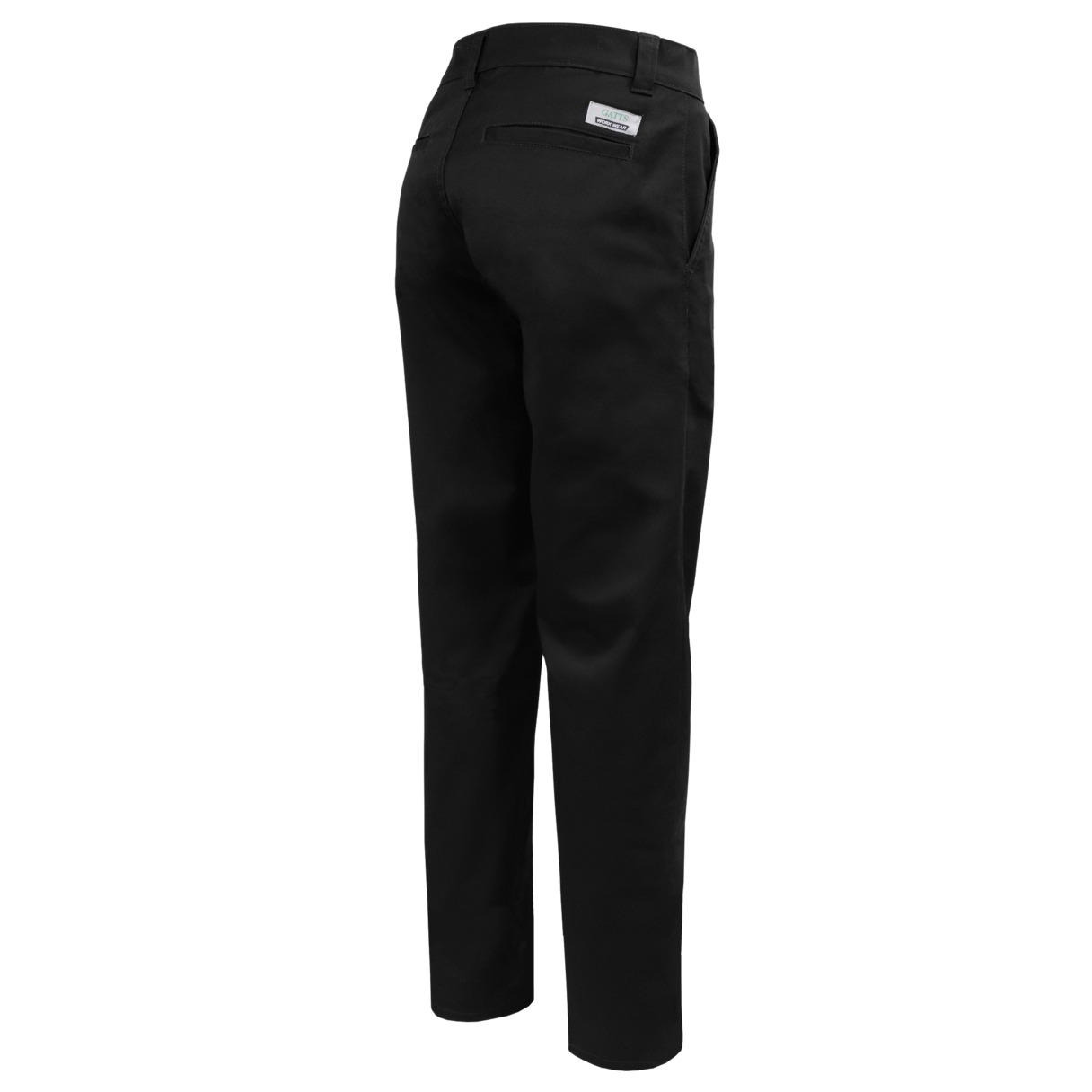 Pantalon de travail extensible pour homme Gatts #777EX noir dos