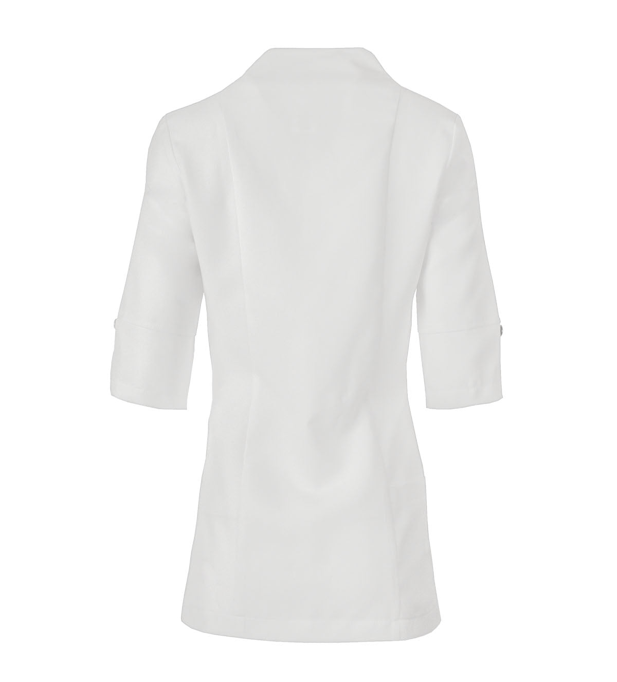 Sarrau stylisé pour femme avec col cygne Uniformes Sélect #8577 blanc dos