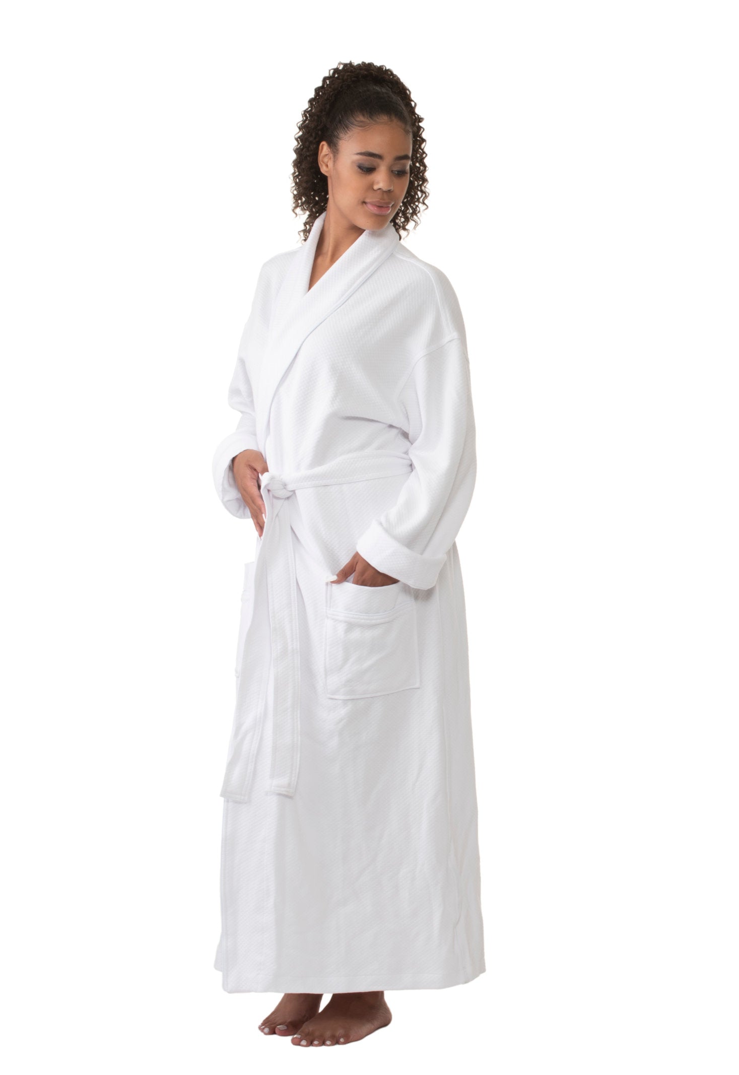 Robe de chambre en ratine col châle Carolyn Design #90214