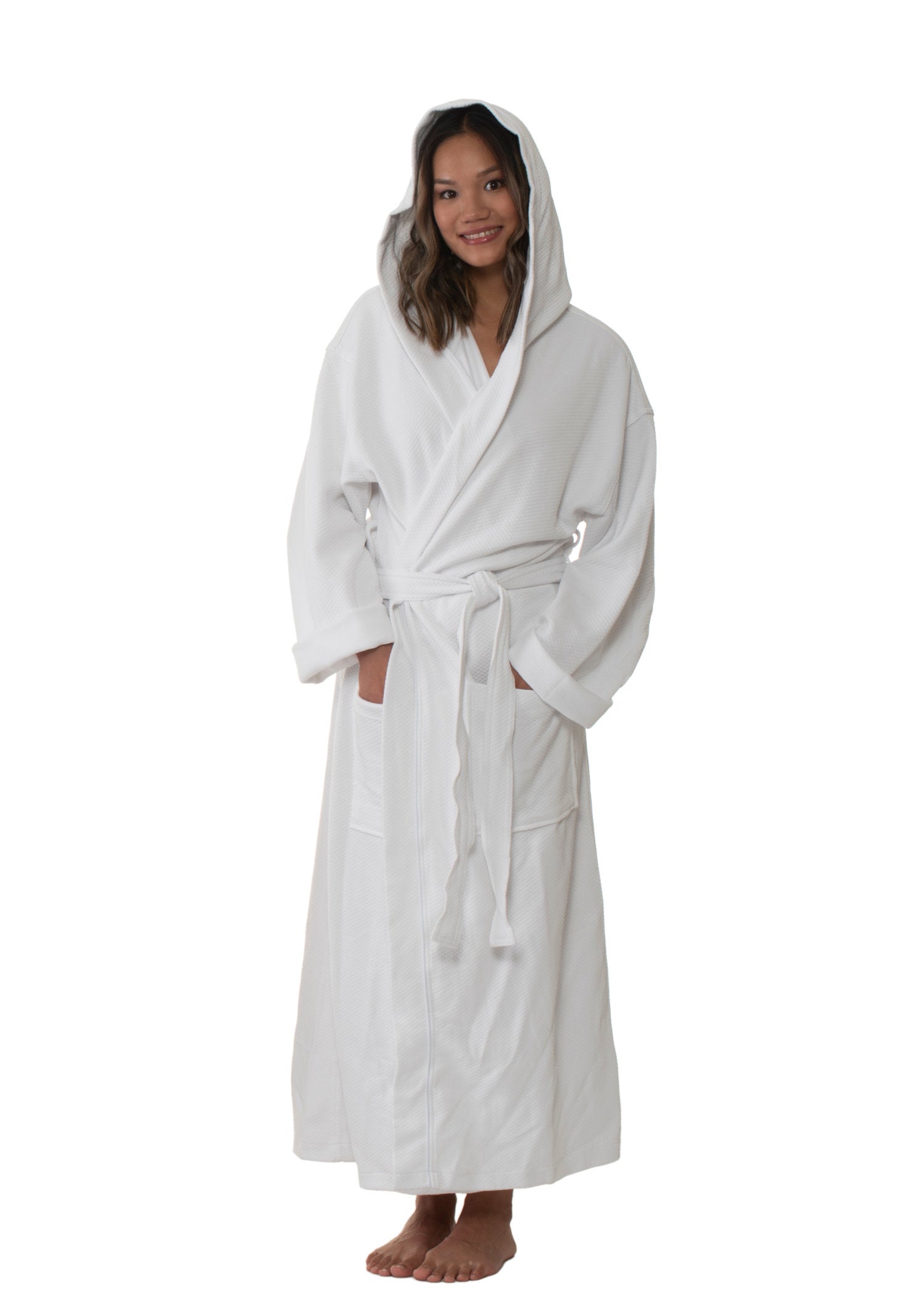 Robe de chambre en ratine avec capuchon Carolyn Design #90215