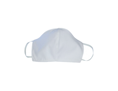 Masque de protection en tissu Carolyn Design blanc