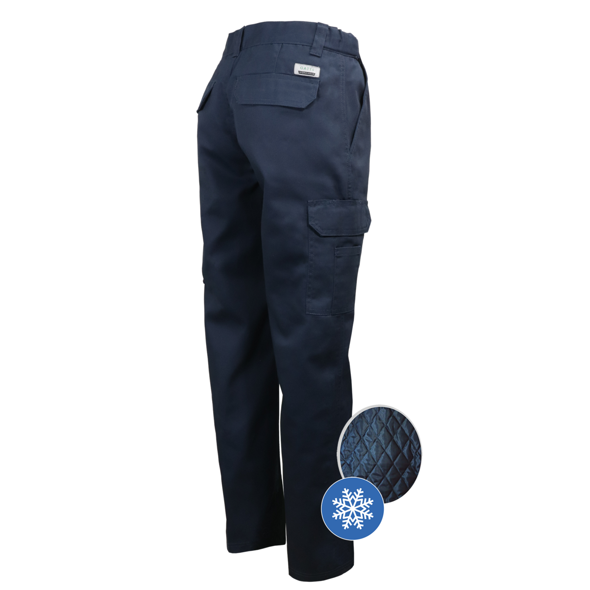 Pantalon de travail pour homme style cargo Gatts #MRB-887 dos marine