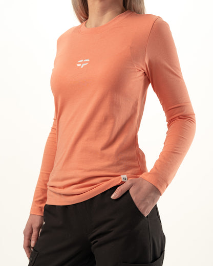 Chandail à manches longues CP Vêtements Rose pêche