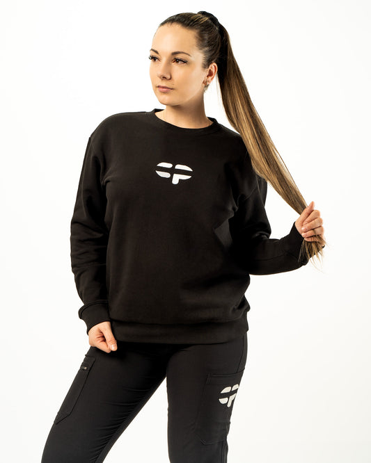 Crewneck unisexe CP Vêtements Noir pour femme
