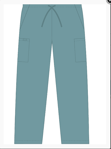 Pantalon de travail unisexe avec 5 poches MOBB #608P lagune